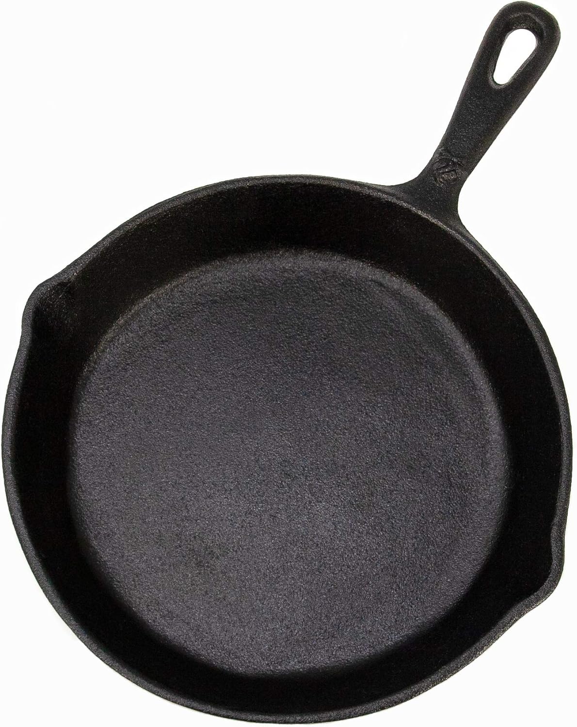 Backcountry Cast Iron Skillet(6 Inch Small Frying Pan + Cloth Handle Mitt, Pre-Seasoned for Non-Stick Like Surface, Cookware Oven / Broiler / Grill Safe, Kitchen Deep Fryer, Restaurant Chef Quality): Kitchen & Dining