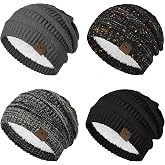 Durio Winter Hats for Women Fleece Lined Beanie | Fleece-lined warmth,Soft texture,Quality construction,Outstanding warmth performance,skiing