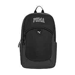 PUMA Unisex Kid's Rally Backpack, Black/Granite