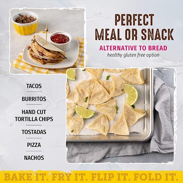 DEL CAMPO SOFT CORN TORTILLAS – 6 INCH ROUND 1 LB. BAG. 100% DELICIOUS, GLUTEN FREE AND ALL-CORN AUTHENTIC MEXICAN FOOD. MANY SERVING OPTIONS: WRAPS, TACOS, QUESADILLAS OR BURRITOS, KOSHER. (16CT.)