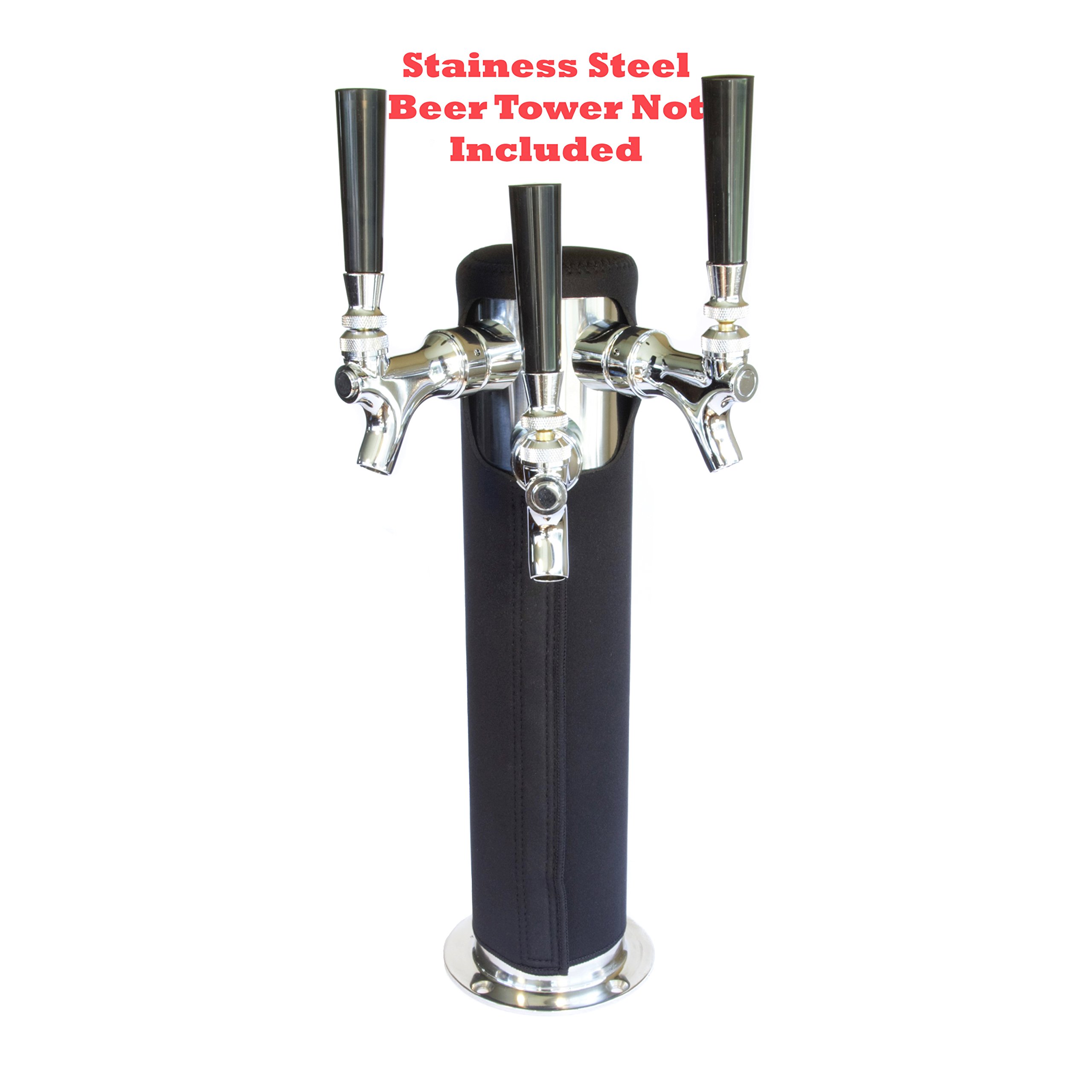 Kegerator Tower Cooler Insulator for Beer Tap Towers by Redwood Brew