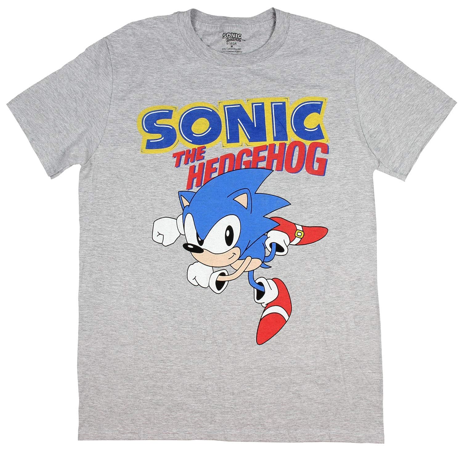 Sonic Hedgehog Shirt Mens Game Costume 