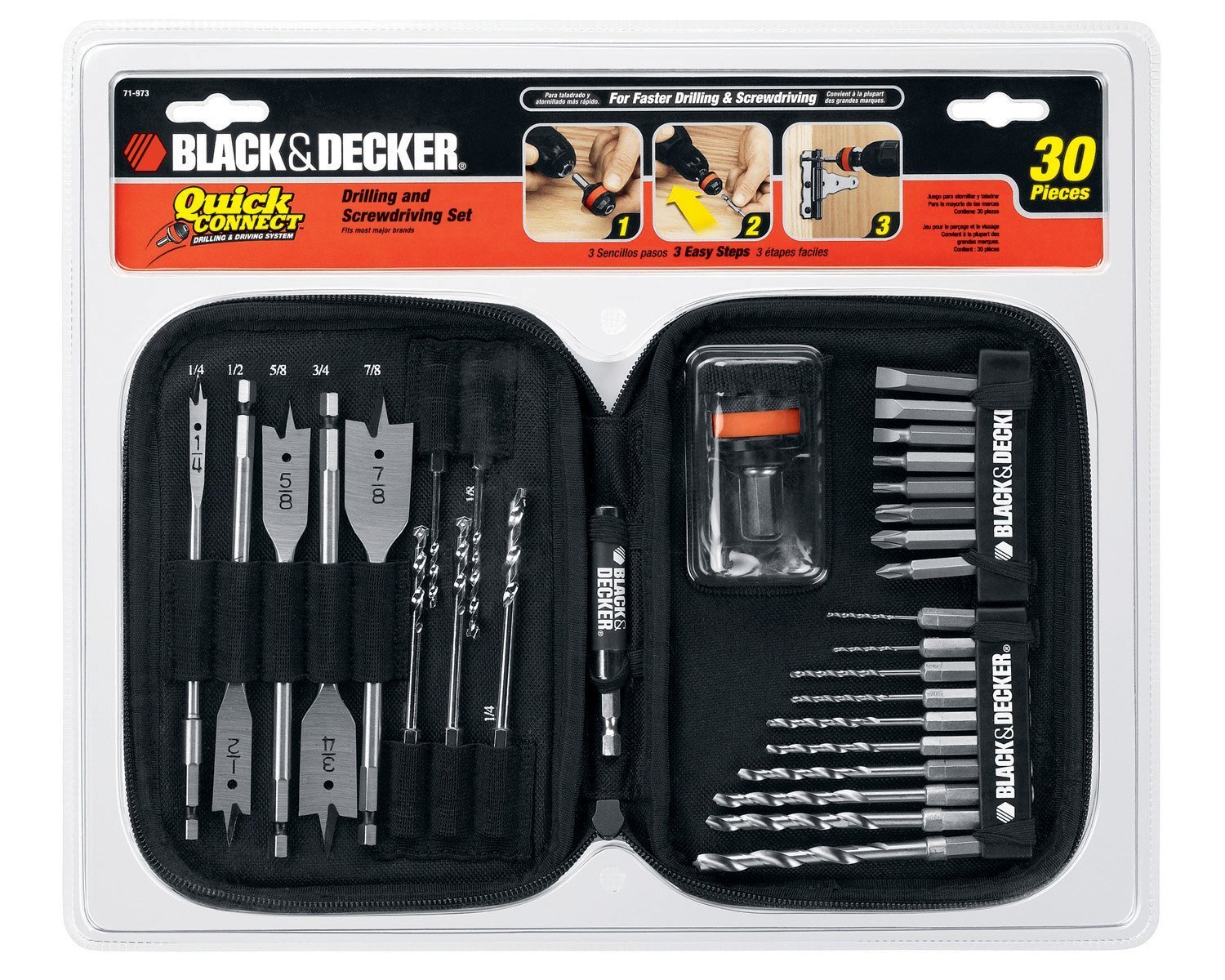 BLACK+DECKER Drill Bit Set 