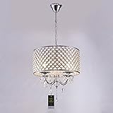 Saint Mossi Modern K9 Crystal Lámpara de araña de lluvia Iluminación