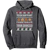 Funny Christmas Tech Support Shirt Computer Programmer Gift Pullover Hoodie