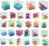 THE TWIDDLERS 28 Pack Brain Teaser Puzzle Cubes Set Assorted Levels view 8