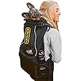 K9 Sport Sack Knavigate | Dog Carrier Dog Backpack for Most Dog Sizes | Front Facing Adjustable Dog Backpack Carrier | Veterinarian Approved (X-Small, Midnight Black)