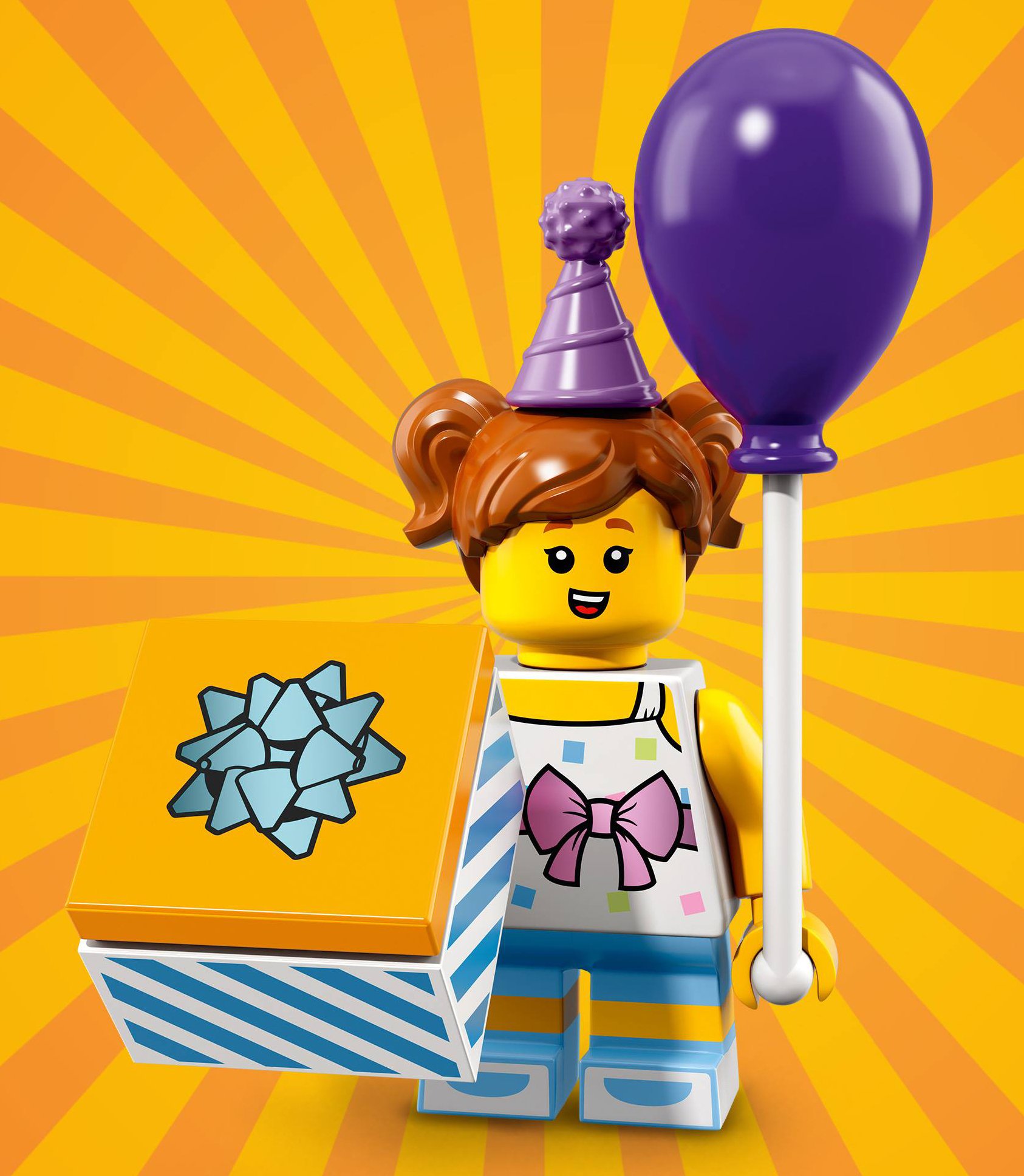 LEGO Series 18 BIRTHDAY PARTY GIRL Minifigure (#06/17) - Bagged 71021