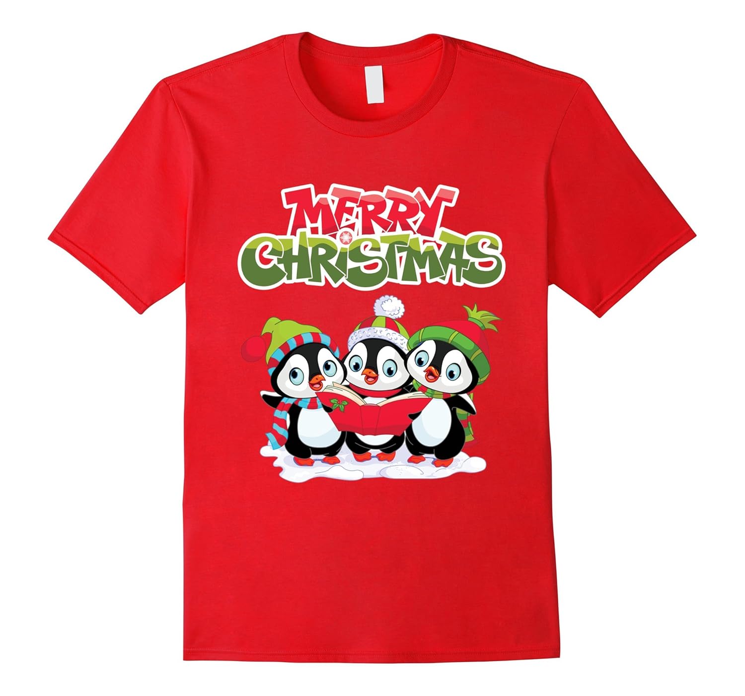 Merry Christmas Penguin T-Shirt - Xmas Gift-ANZ