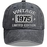 Vintage 2005 1995 1985 1975 1965 1955 1945 1935 1925 Limited Edition Embroidered Adjustable Baseball Cap