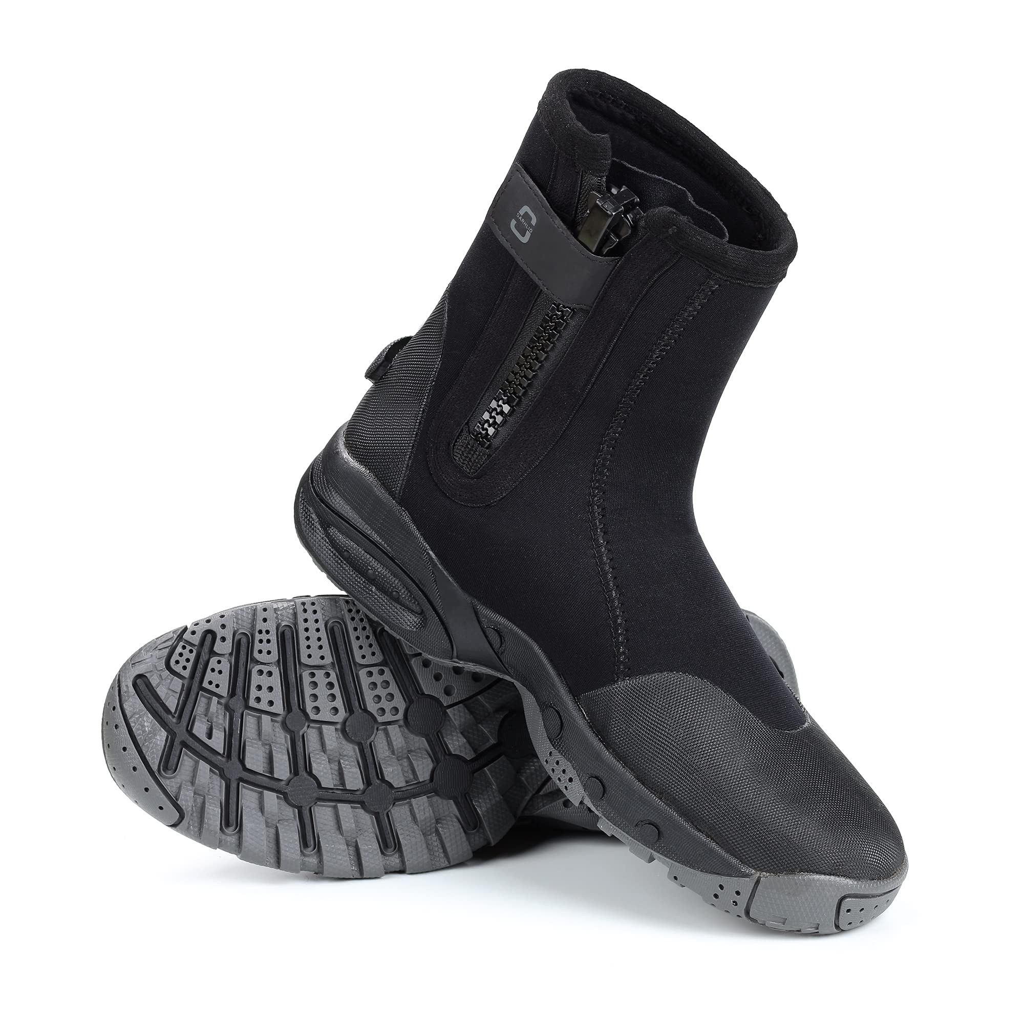 Aqua Socks XUKER Neoprene Diving Boots 3mm/5mm Wetsuit Booties - Technical View
