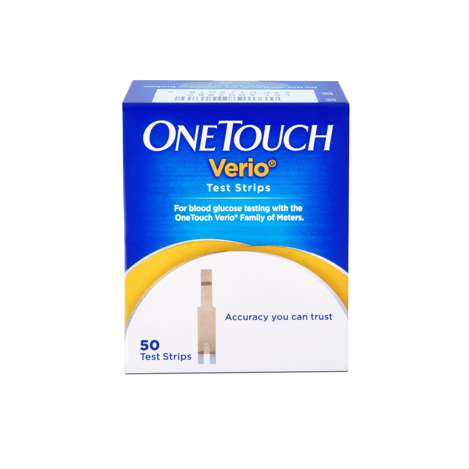 Verio Blood Glucose Test Strips 50 ct 353885009768 eBay
