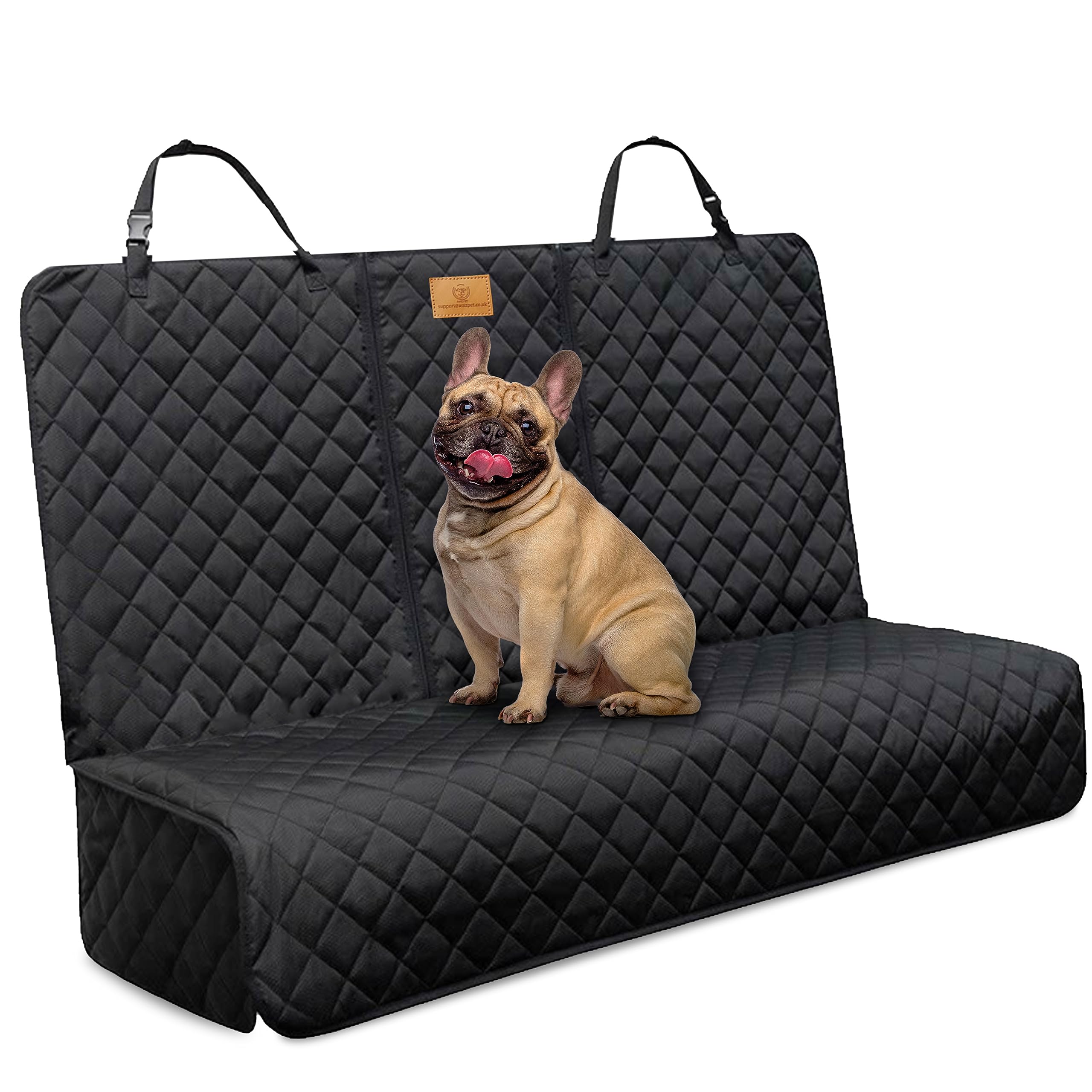 AMZPET Dog Car Seat Cover (Compact: 122 cm) - Waterproof - Non-slip & Scratch Proof - Durable - 56 x 45 x 122 cm