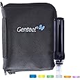 Genteel Plus - Pain Free Vacuum Lancing Device for Diabetes Testing - Blood Sugar, Glucose, Ketone, and DNA Home Tests (Buff Black)
