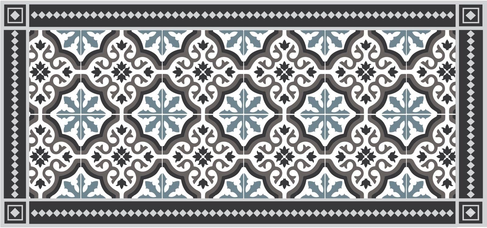 Le Grand Cirque The Big Circus tapilino-tria-bleu-60100 Vinyl Mat 60 x 100 cm Multi-Coloured