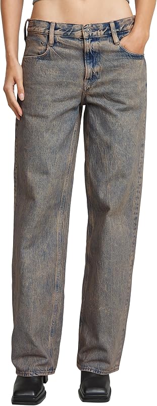 Judee Loose Low Waist Jeans, Jeans, Donna, Blu (Vintage Peached D22889-D436-H084), 34W / 34L