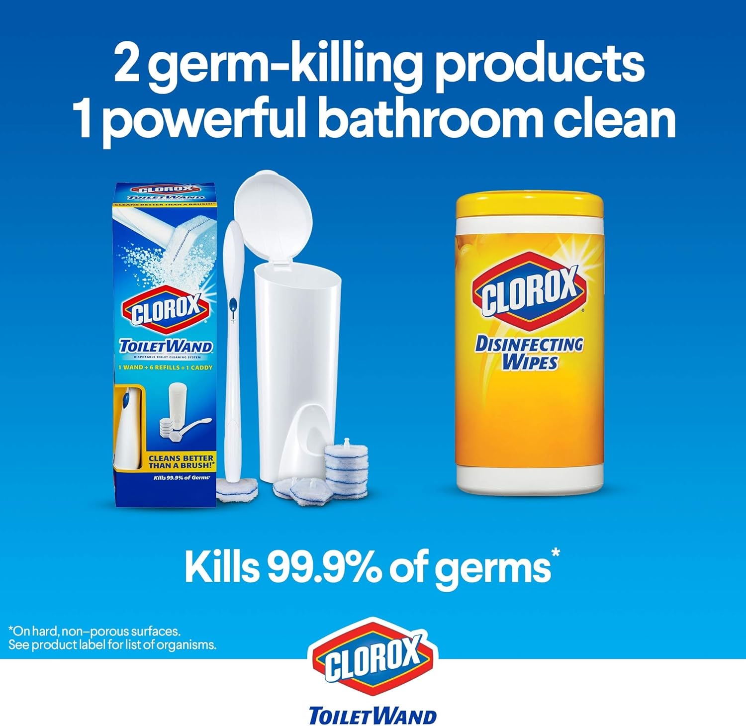 Clorox ToiletWand Disinfecting Refills, Disposable Wand Heads - 30 Count: Health & Personal Care