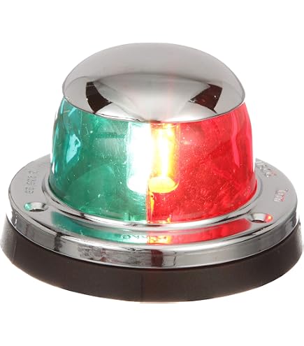 ATTWOOD SIDELIGHT GREEN 12V W/ STAINLESS HOUSING O 22697008916 - 3