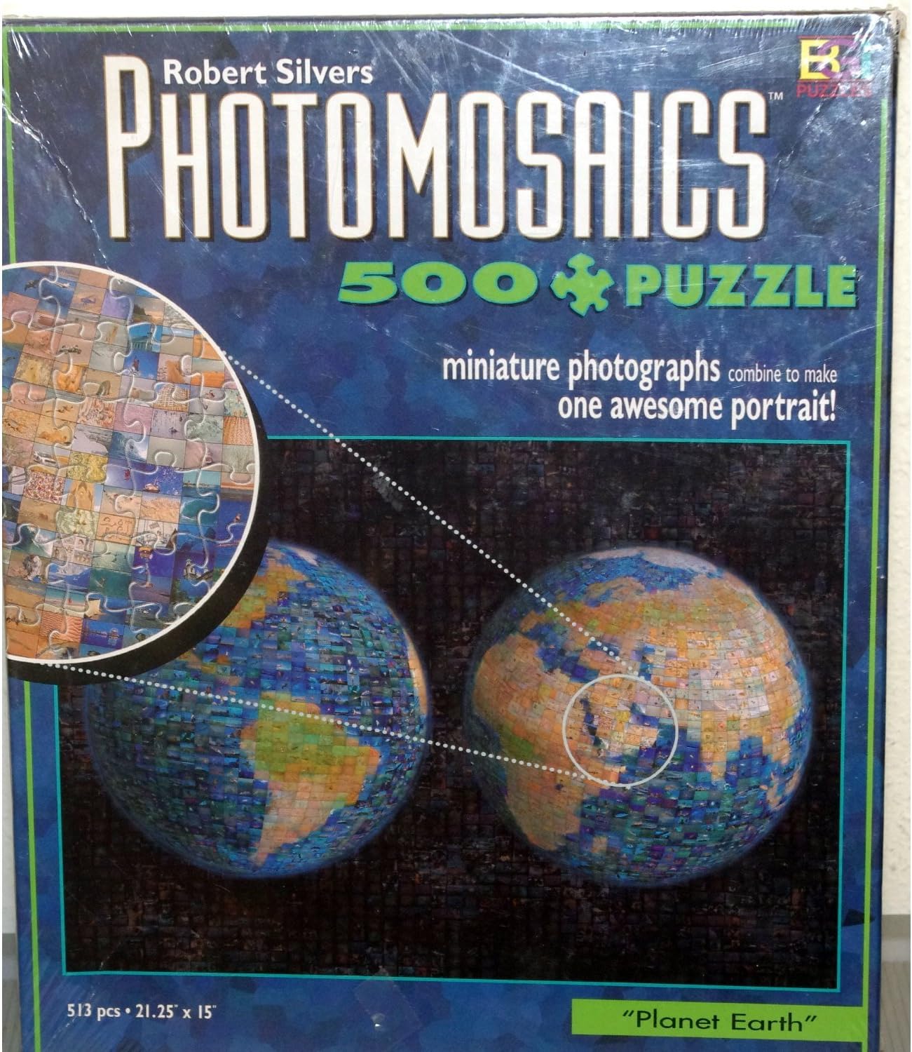 Robert Silvers Photomosaics Planet Earth Jigsaw Puzzle (513 Pieces)