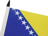 AZ FLAG Bosnia and Herzegovina Table Flag 4x6 10 cm Mini Desk Flag 15 x 10 cm view 4