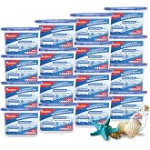 Vacplus Moisture Absorber, 10.5 OZ, Strong Absorption, Ocean Scent | Closet, Bathroom, Kitchen, Odor Eliminator, Dehumidifier Bucket, 16 Pack
