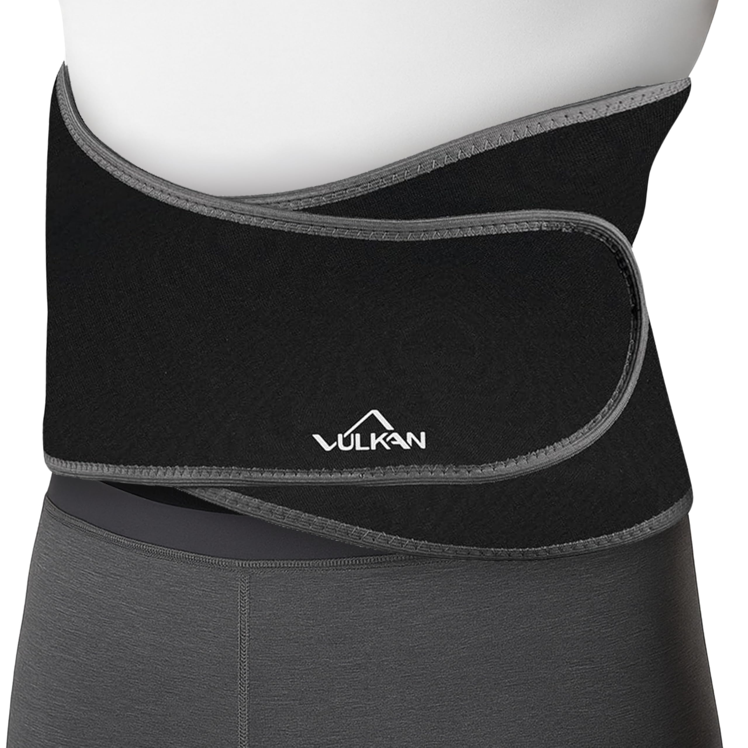 VULKAN Classic Back Support Belt – Adjustable Lumbar Brace for Lower Back Pain Relief, Sciatica and Posture Correction – 1 Size Back Support for Men and Women, Durable and Comfortable Fit