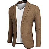 COOFANDY Men's Blazer Casual Two Buttons Sport Coats Lightweight Suit Jacket