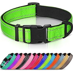 Joytale Reflective Dog Collar,Soft Neoprene Padded