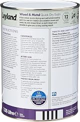 Leyland Wood & Metal Quick Dry Satin Brilliant White 1.25 Litre view 2