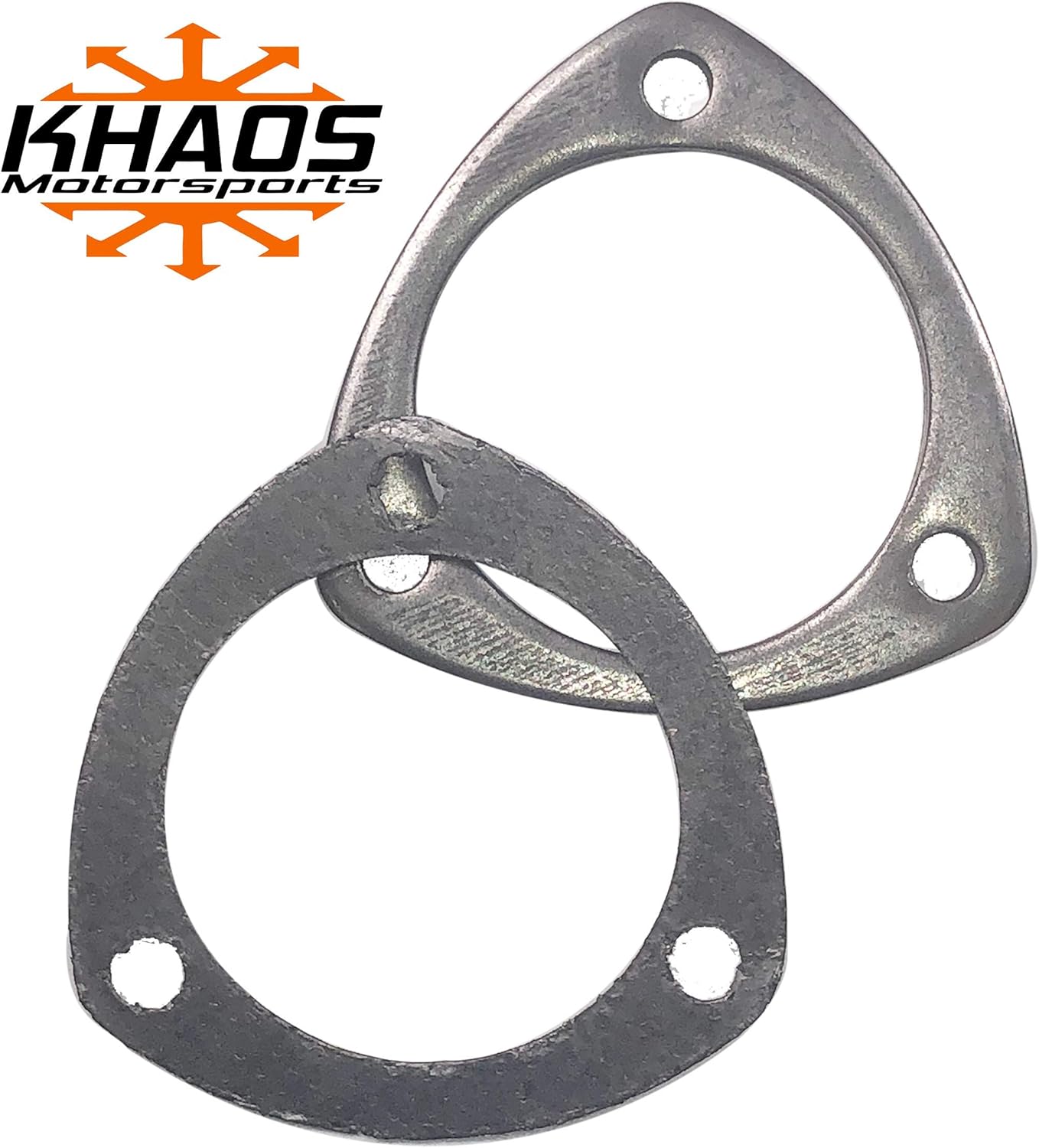 3" ID Flat Flange 3 Hole With Gasket For 3" Exhaust Header