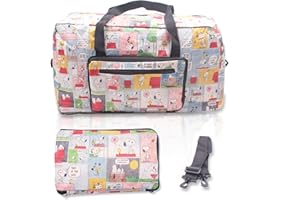 Finex Snoopy Foldable Easy-to-Carry Travel Bag for Airplanes with Adjustable Strap - Random Color