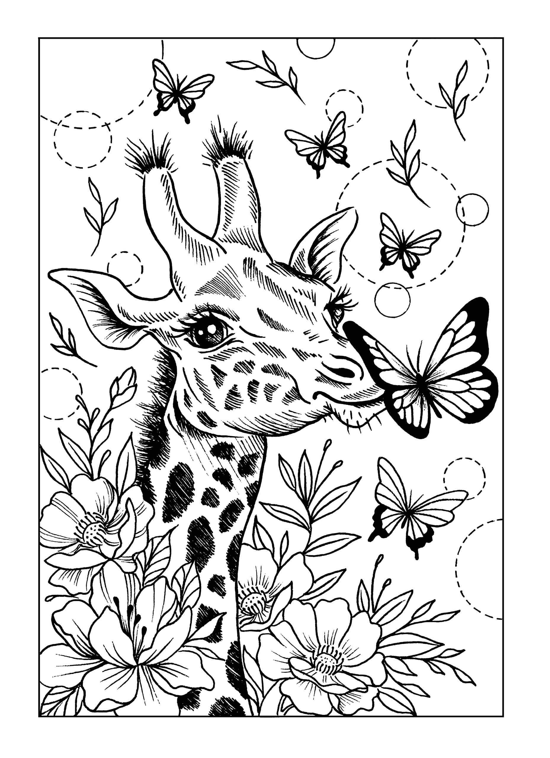Designer Boutique - Giraffe Kisses - Clear Stamp