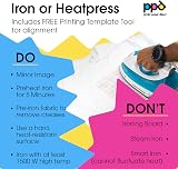 PPD A4 20 Sheets Inkjet Premium T Shirt Transfer Paper White Light Fabrics view 6