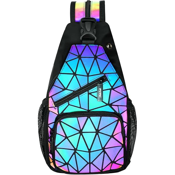 Amazon.com | Luminous Geometric Backpacks Women Purses and  display picture 3