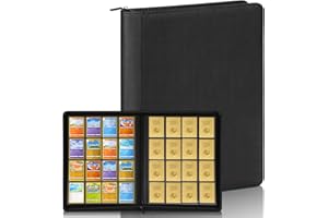YOPIKUU Card Binder, 1024 Pockets Trading Card Binder with Sleeves Card Organizer, 16 Pocket Sports Card Holder for Game Card, Baseball Football Basketball Cards (1024 Pockets)