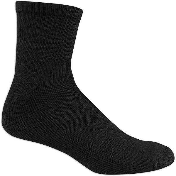 Dr. Scholl's Men's Diabetic Ankle Socks 2-Pack – Comfort & Relief, Made In USA (Size 7-12, 10-13)