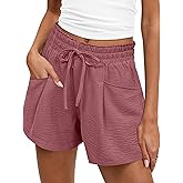 ANRABESS Shorts for Women Summer Casual High Waist Drawstring Comfy Dressy Lounge 2026 Beach Vacation Shorts with Pockets