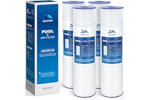 AQUIVEX CL580 Jandy Pool Filter Cartridge, Compatible with CL580, CV580, APCC7355, Pleatco PJAN145, PJAN145-PAK4, Unicel C-7482, Filbur FC-0820, FC-6415, Aladdin 24501, Baleen AK-60451, 4 Pack