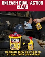 Big Wipes Heavy Duty Pro+ Hand Wipes 2 Buckets 480 Wipes Dual-Sided view 6