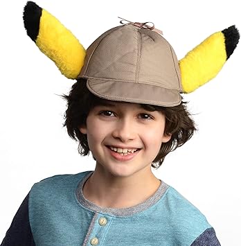 Pokémon Detective Pikachu Movie Hat With Ears Perfect For Costumes Dress Up And Halloween One Size Fits Most Age 4