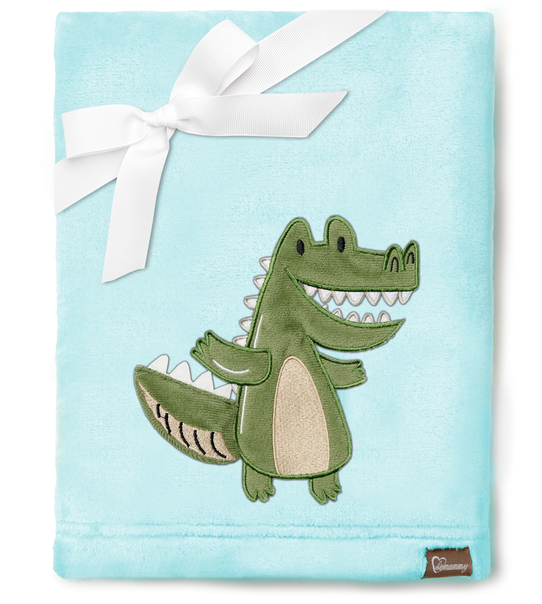 Be Mammy Warm Children Baby Cosy Blanket Baby Gift BE20-168 (Powder Blue - Crocodile)