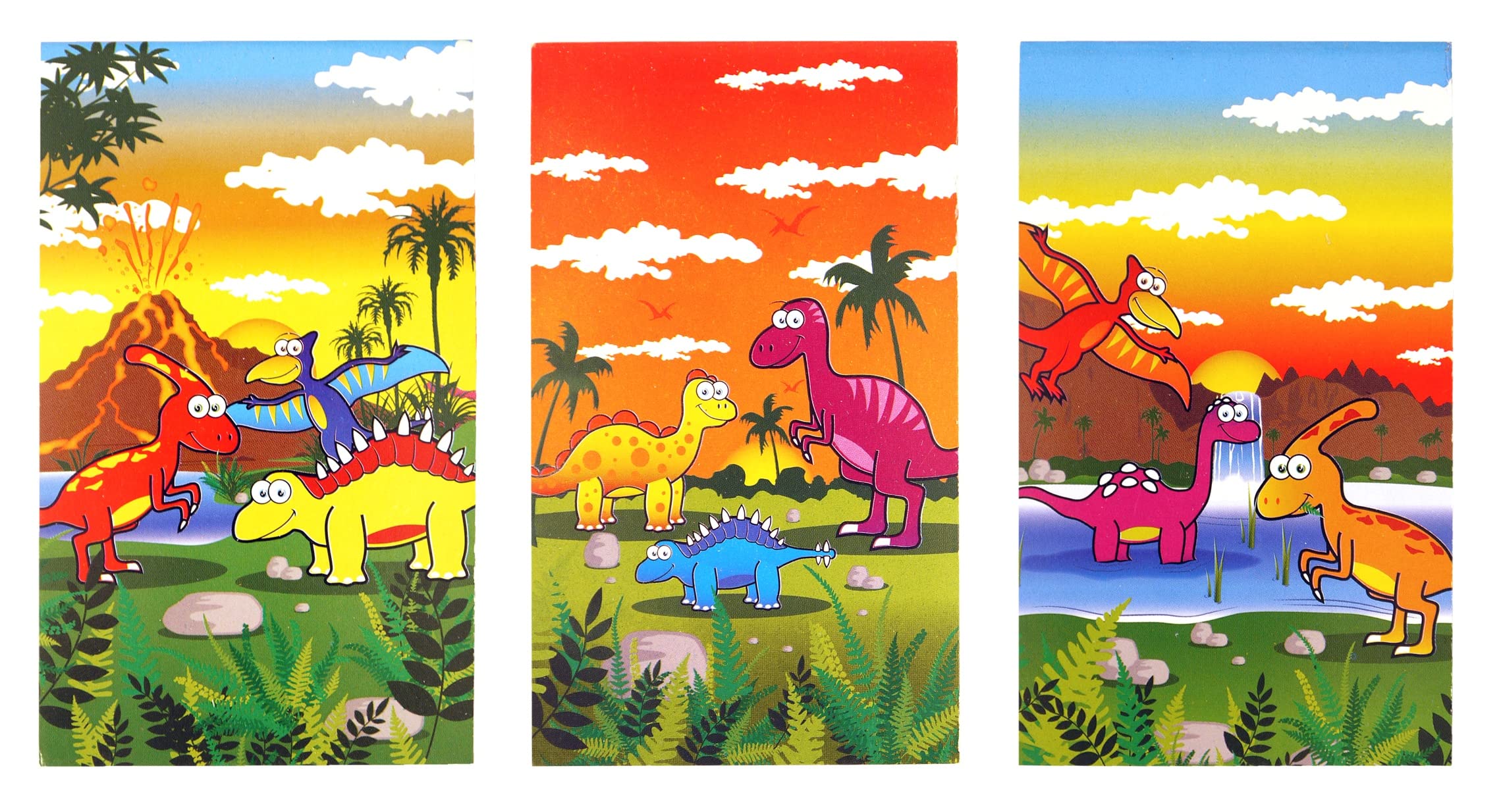 20x Mini Dinosaur Notebooks Kids Children’s Stationery for Girls and Boys Birthday Party Home School Classroom Prize Loot Bag Filler Party Favour