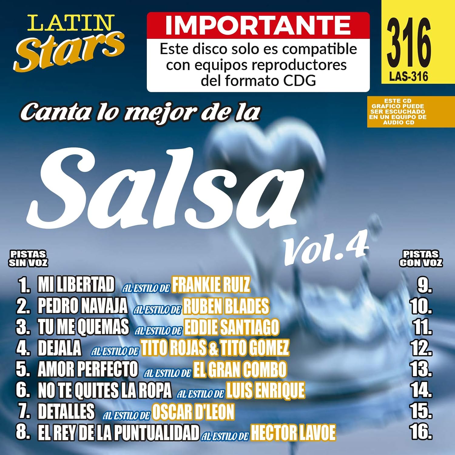 Karaoke Salsa 4 Latin Stars Karaoke by Salsa Karaoke (20081009