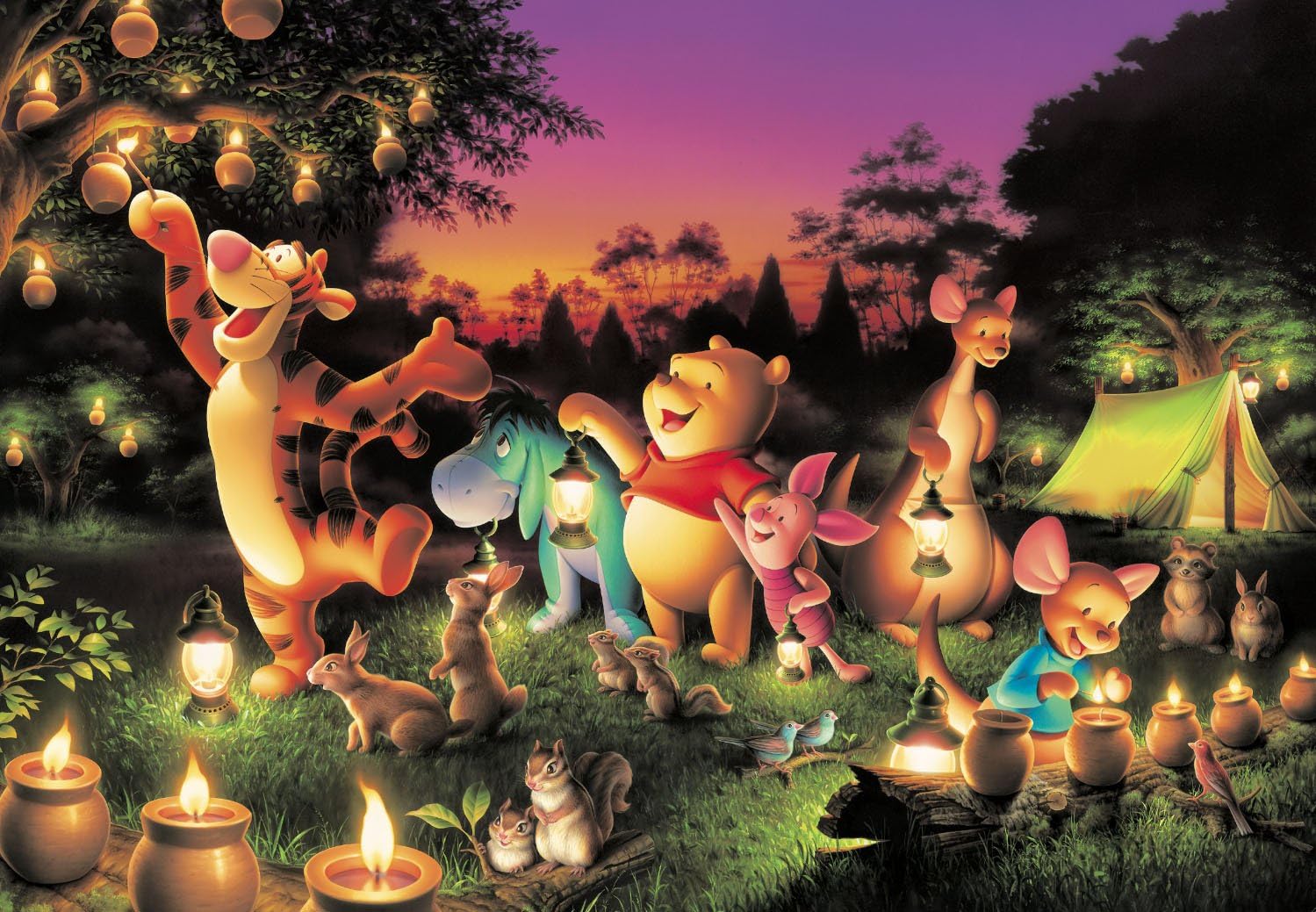 Tenyo Japan Jigsaw Puzzle D-1000-270 Disney Winnie-the-pooh (1000