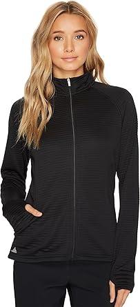 adidas women's essentials textured golf jacket