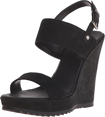 vince camuto black wedges