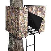 Shupakul Hunting Tree Stand Blinds-Treestand Camo Blind Cover- Hunting Camouflage Ground Blinds with Zipper for Hunting Deer, Turkey (Frames Not Included)