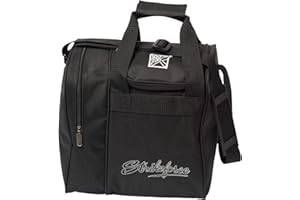 KR Strikeforce Rook Single Bowling Ball Bag Tote Style - 1 Ball Bowling Bag with Shoe Compartment for Shoes up to Size 11