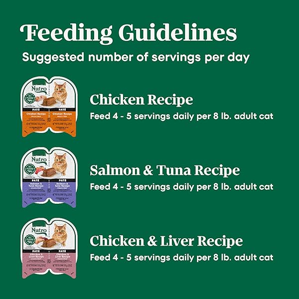 NUTRO NATURAL CHOICE WET CAT FOOD PATE VARIETY PACK, 2.64 OZ. TWIN-PACK TRAYS, 24 PACK