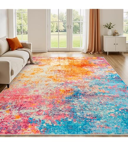 Amazon.com: Mountain Rugs for Living Room 7x9, Natural Landscape